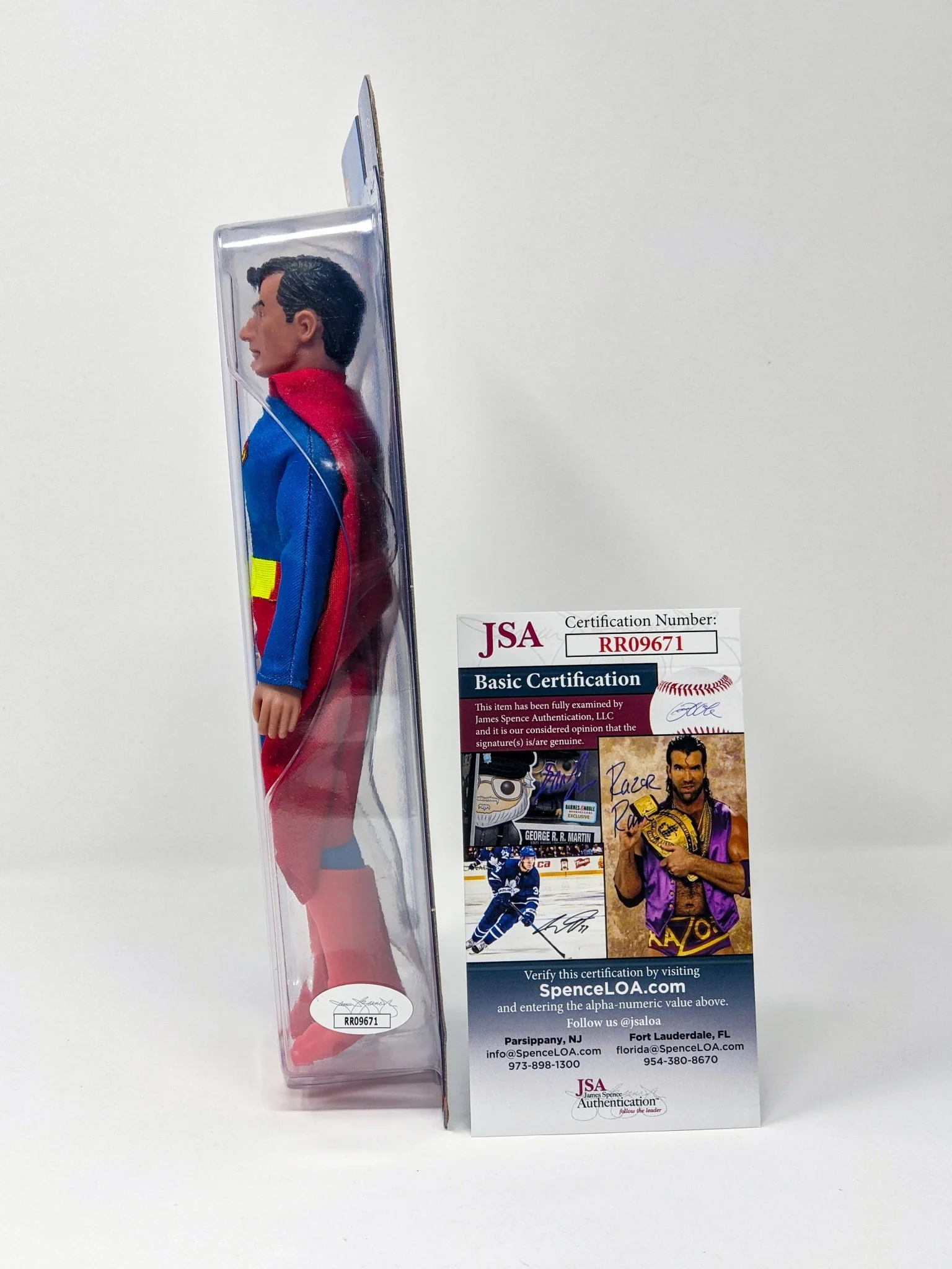 George Newbern DC Superman Signed Mego Action Figure JSA Certified Autograph - Image 25