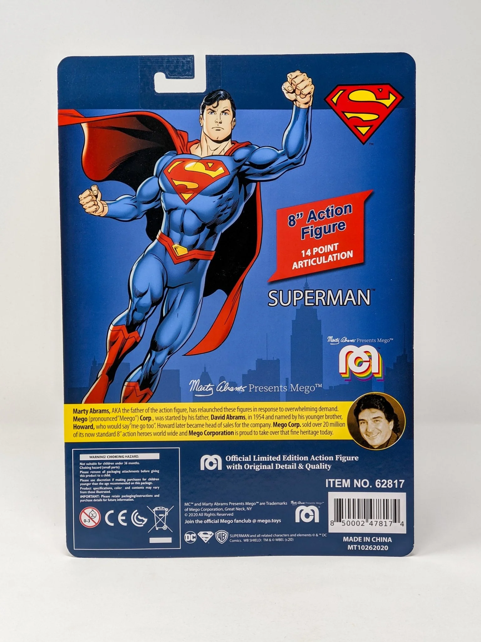 George Newbern DC Superman Signed Mego Action Figure JSA Certified Autograph - Image 4