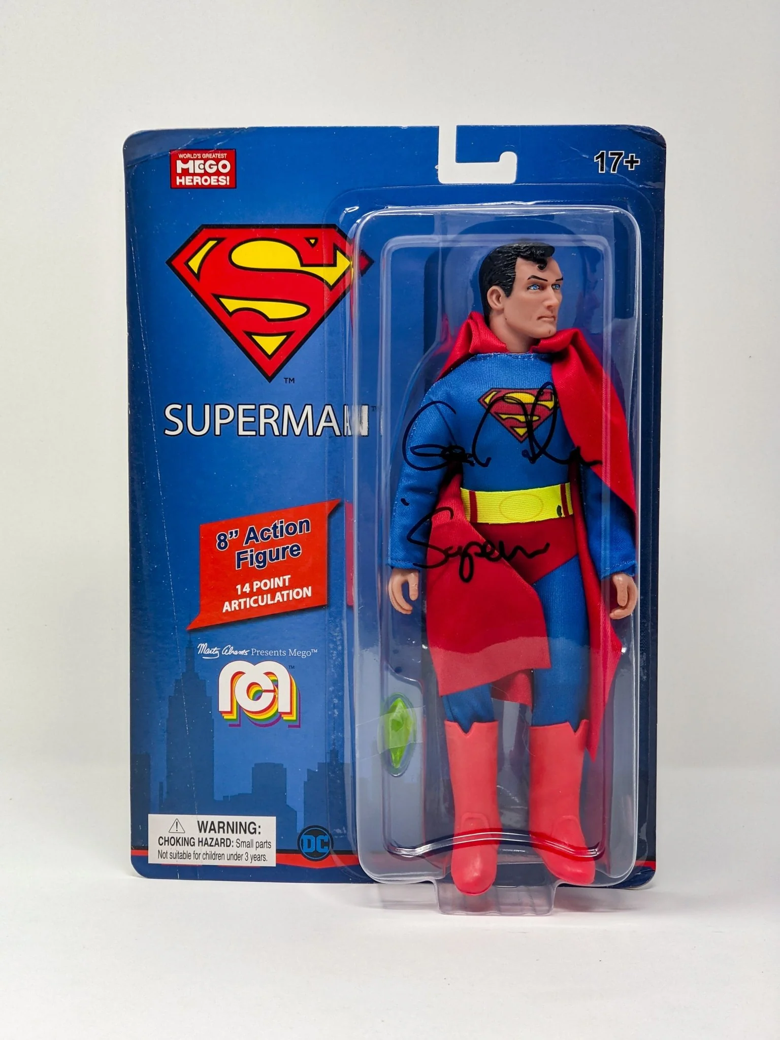 George Newbern DC Superman Signed Mego Action Figure JSA Certified Autograph - Image 50