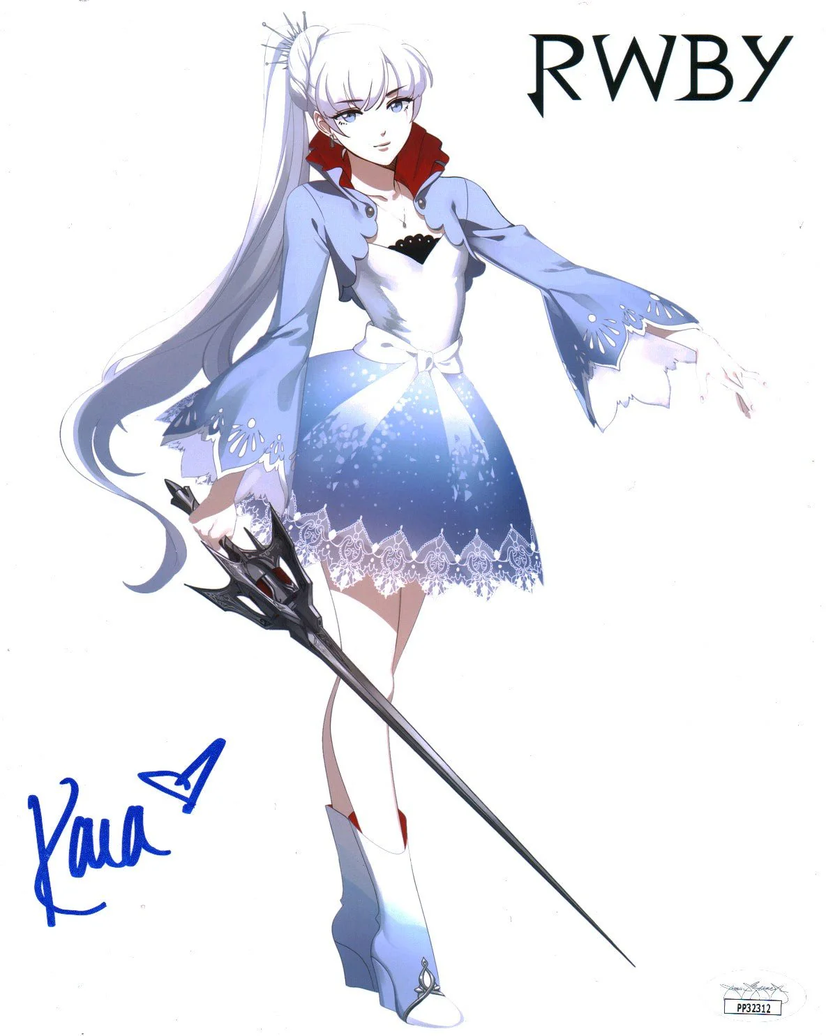 Kara Eberle RWBY 8x10 Signed Photo JSA Certified Autograph - Image 3