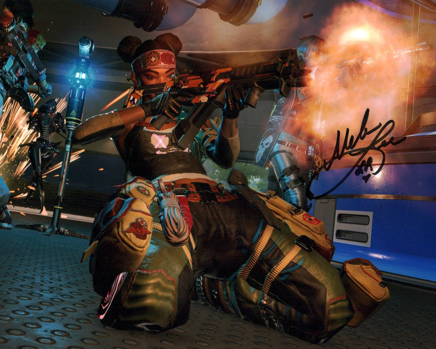 Mela Lee Apex Legends 8x10 Photo Signed Autograph JSA Certified Autograph - Image 3
